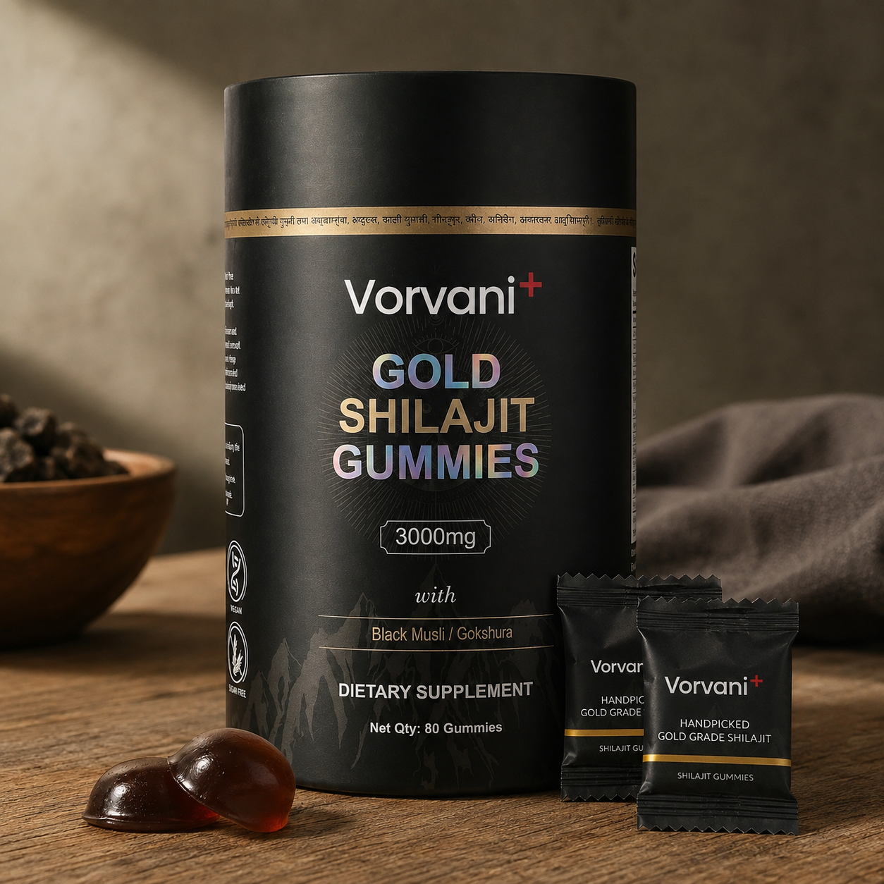 VORVANI™ Shilajit Gold · Energía y Vitalidad