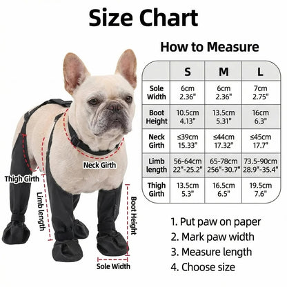 Botas impermeables para perros