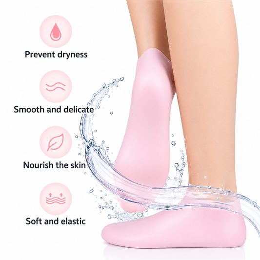 Elastic Silicone Moisturizing Foot Socks for Dry