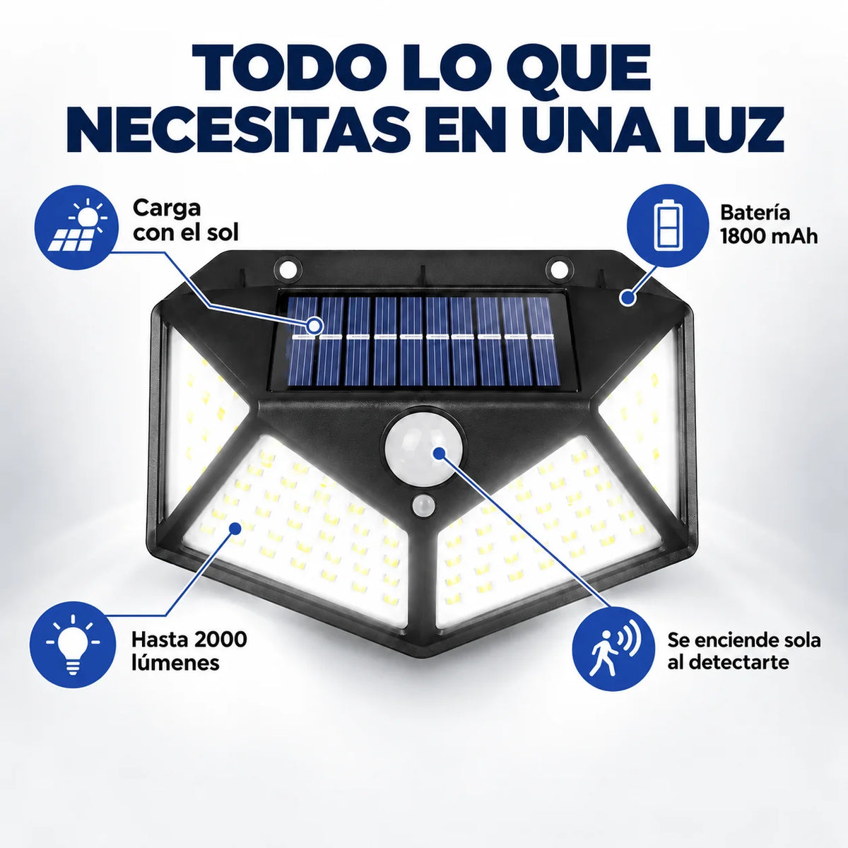 Lámpara Solar con Sensor Vorvani™